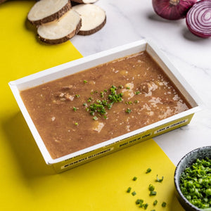 Caldo de Mandioca com Carne