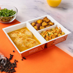 Filé de Frango com Batata Doce Assada