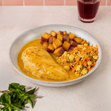 Filé de Frango com Batata Doce Assada
