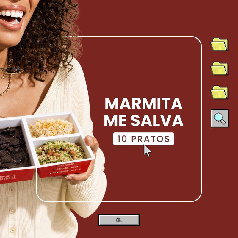 Combo - 10 Pratos MARMITA, ME SALVA!