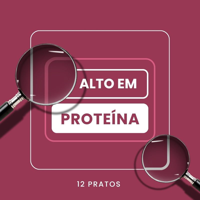 Combo - 12 Pratos ALTO EM PROTEÍNA