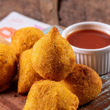 Coxinha de Frango com Massa de Mandioca