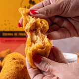 Coxinha de Frango com Massa de Mandioca