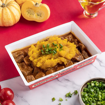 Escondidinho de Abóbora com Patinho