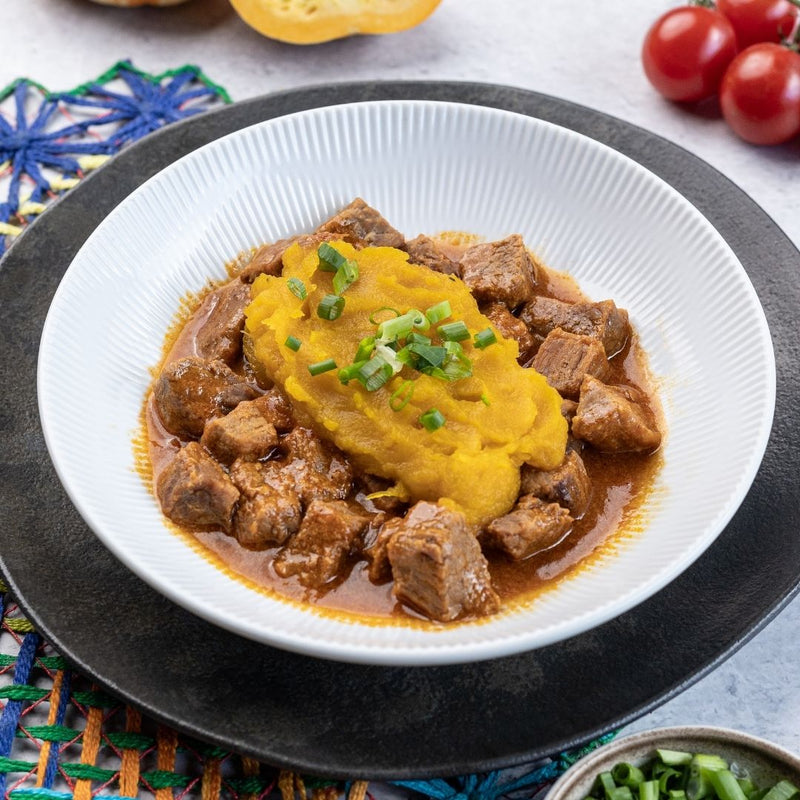 Escondidinho de Abóbora com Patinho
