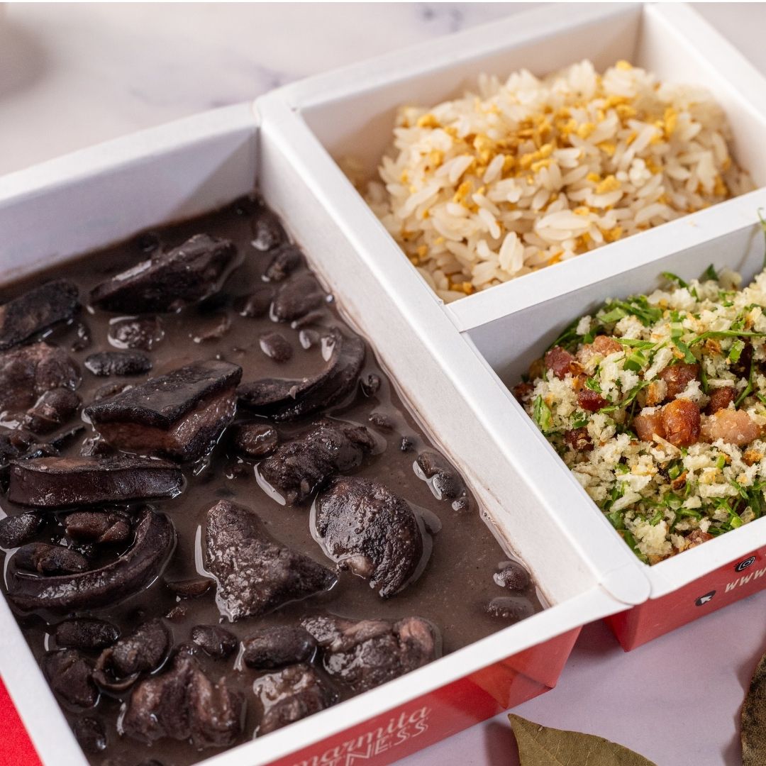 Feijoada com Farofa Fit