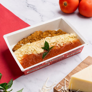 Filé Mignon à Parmegiana com Purê de Batata