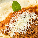 Filé Mignon à Parmegiana com Purê de Batata