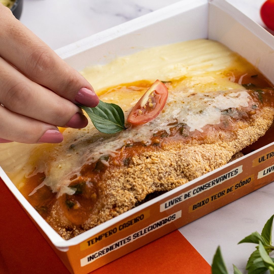 Filé de Frango à Parmegiana