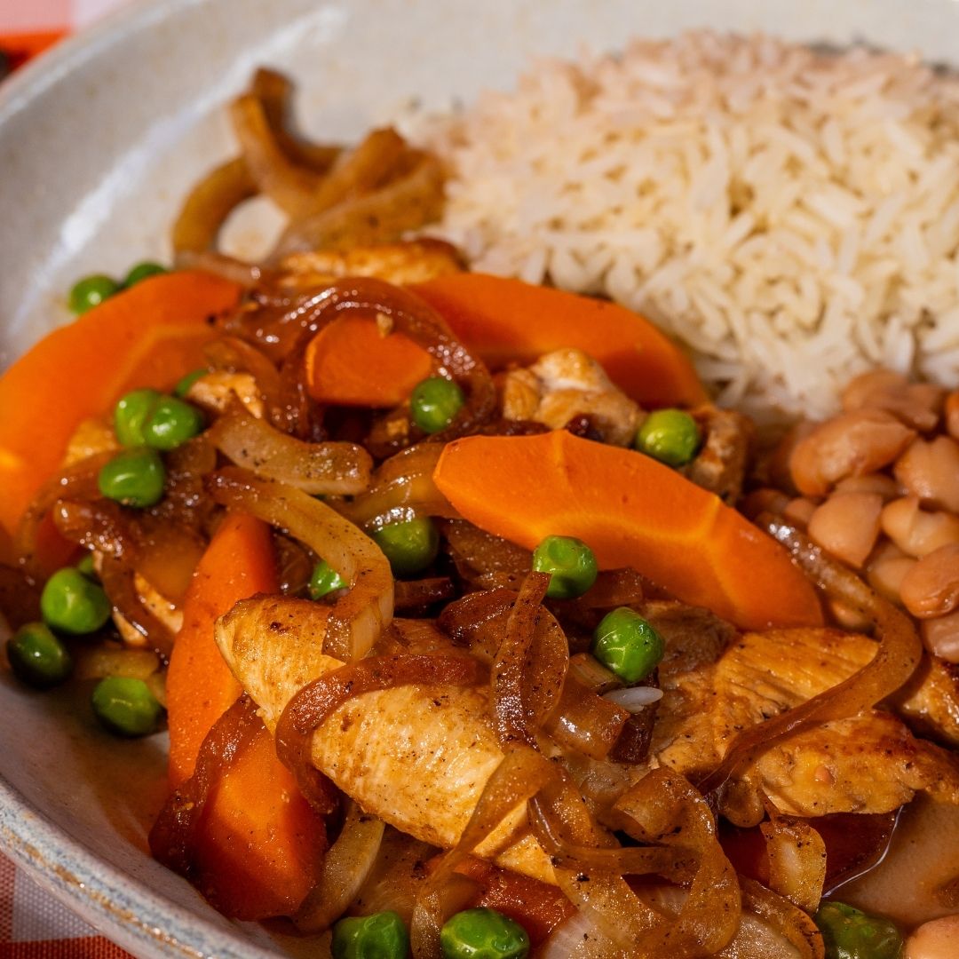 Frango Acebolado