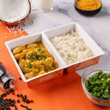 Frango ao Curry com Arroz de Coco