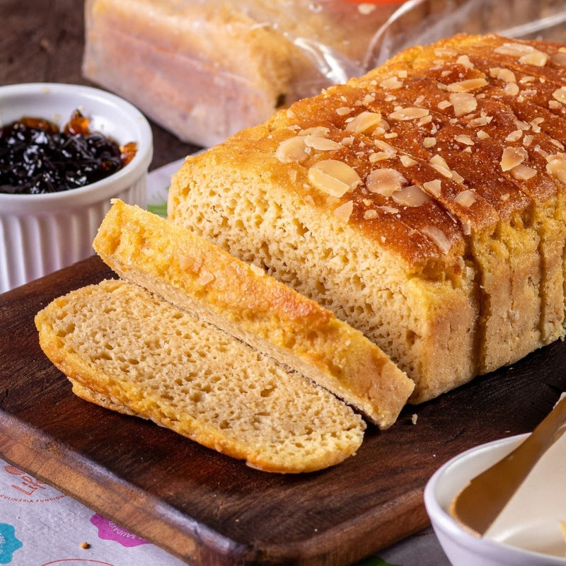 Pão de Amêndoas com Grão de Bico