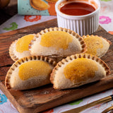 Pastel de Grão de Bico com Frango
