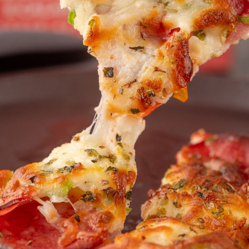 Pizza de Lombinho Canadense e Calabresa