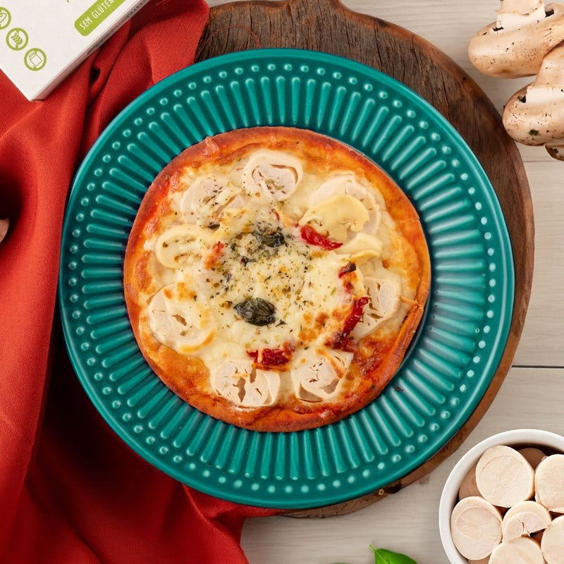 Pizza de Palmito e Champignon