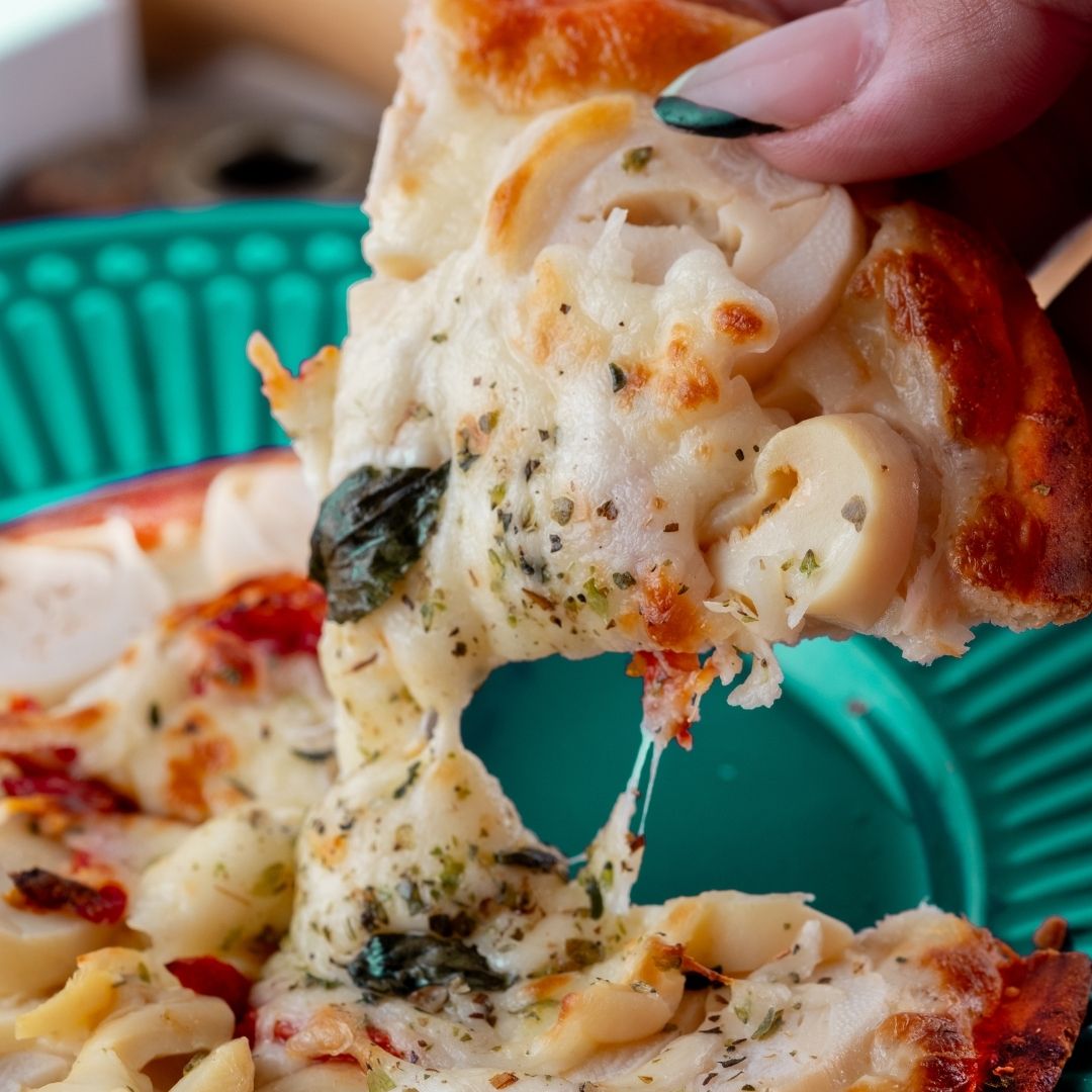 Pizza de Palmito e Champignon