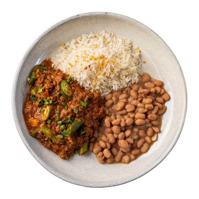 Carne Moída com Quiabo