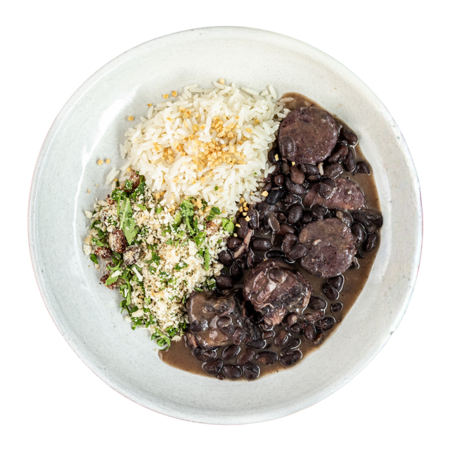 Feijoada com Farofa Fit