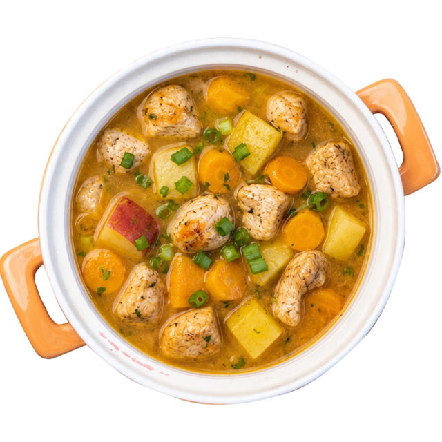 Sopa de Legumes com Frango Grelhado