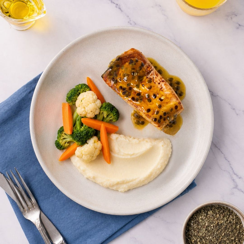 Salmão ao Molho de Maracujá