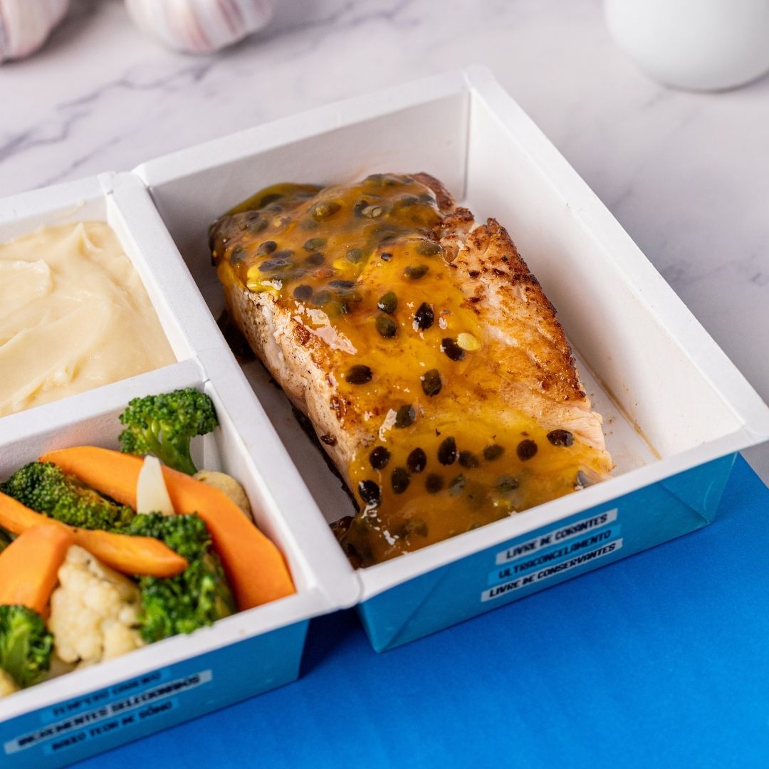Salmão ao Molho de Maracujá