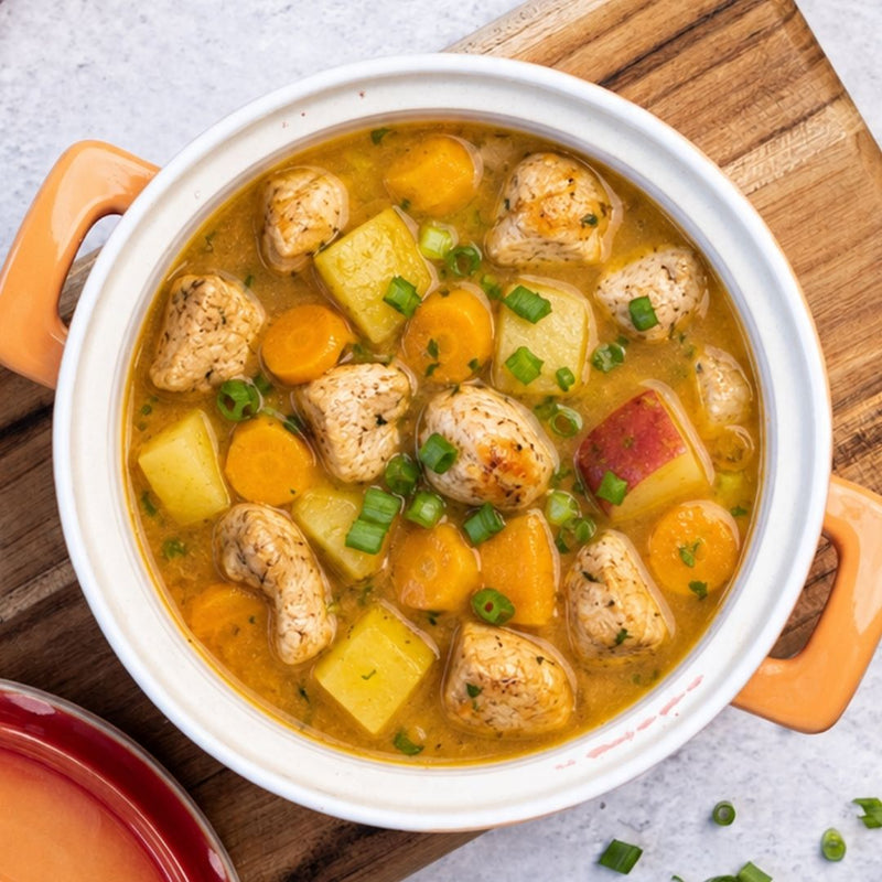 Sopa de Legumes com Frango Grelhado