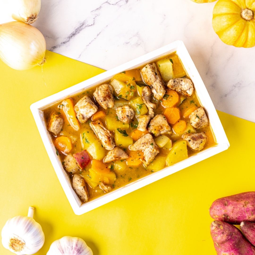 Sopa de Legumes com Frango Grelhado